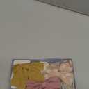 12PCS Baby Girls Hair Clips Fable Hair Bows Cotton Linen Bows for Girls Hair Accessories for Baby Toddlers Kids Neutral Color