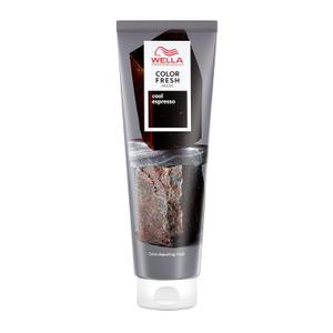 Wella Color Fresh Mask | Color-Depositing Hair Mask for Refreshed Salon Color | Vegan Formula with Avocado Oil for Smooth, Moisturized Results | All Hair Types | Zero Damage | Silicone Free | 5 Fl Oz (Cool Espresso)