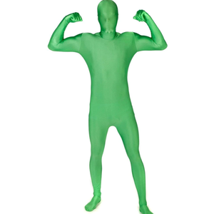 Include Zipper Helper Unisex Spandex Stretch Adult Costume Zentai Disappearing Man Body Suit