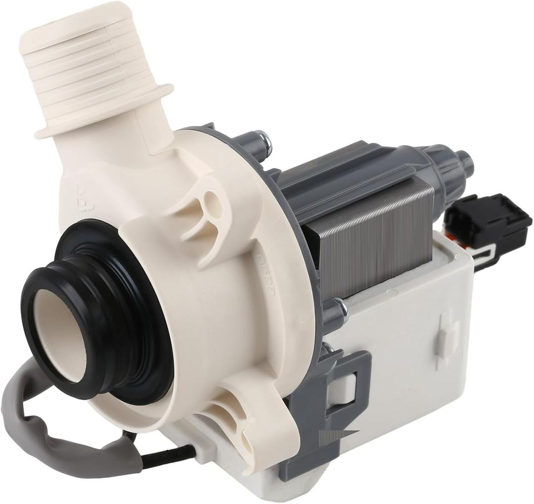 OEM WH23X28418 Washer Drain Pump Assembly Compatible with GE Hotpoint, Washer Pump Replaces WH23X24178 WH23X27574 4958182 AP6889136 PS12723115 EAP12723115 290D1201G001 B40-3A01 B30-3A02