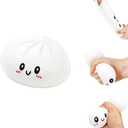 Dumpling Squishy Toy 2026 Upgraded White,Suitable for People Over 14 Years Old