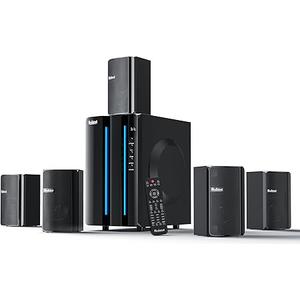 Bobtot 5.1 Channel 800W Home Theater System with Subwoofer, Bluetooth, and HDMI ARC - For TV, DVD, FM Radio