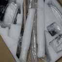 42" Ceiling Fans with Lights with Remote Control, Indoor Outdoor Wooden Ceiling Fan with 3 Wooden Blades for Patio, Living Room, Dining Room, Farmhouse and More (White + Log Color)