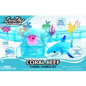 Zhu Zhu Aquarium Coral Reef Tunnel Playset w/ Fish Included