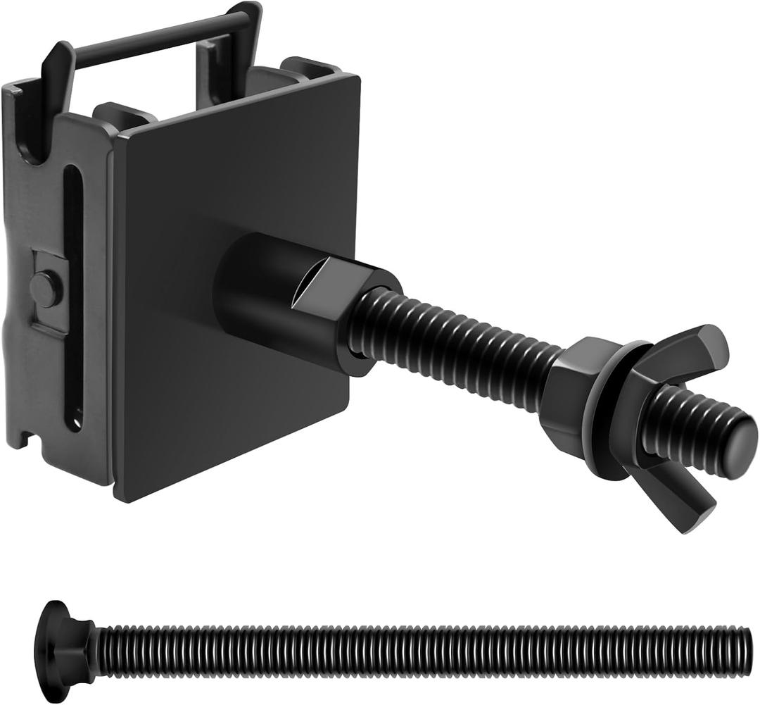 Upgraded E-Track Spare Tire Holder Mount, E-Track Double Fitting Spare Wheel Holder Mount, E-Track Accessories for Trailers, Truck Bed, Garages (1)
