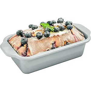 9x5 Inch Loaf Pan with Wide Handles Nonstick for Bread Baking | 0.7mm, Heavy duty, PTFE & PFOA-Free, Ceramic Bread Pan, Carbon Steel, for Banana Bread, Sourdough & Homemade Bread