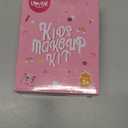 ULOVEME Talc Free Safe Makeup for Girls 4-6 with Small Coin Purse(5.5x5.25in) -My First Makeup Set - Hypoallergenic, Washable, Real, Non Toxic- Princess Dress Up Toys (White Umicorn v2)