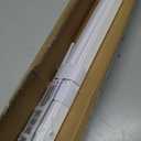 No Tools No Drill 1" Cordless Mini Blinds, Horizontal Light Filtering Blind, Vinyl Blinds for Indoor Windows 25.5" W x 36" H, White.