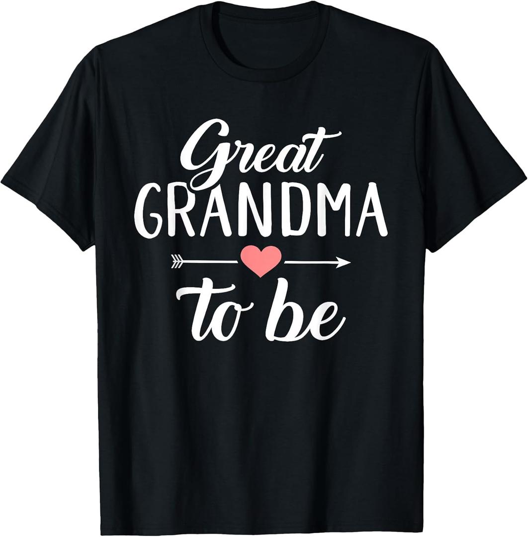 Great grandma to be T-Shirt, Size Small
