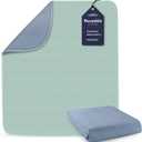 Incontinence Bed Pads Washable - Quick Dry Waterproof Bed Pads - Soft and Breathable Poly Laminated Chucks - Heavy Duty Absorbent Reusable Pee Pads for Adults - 34" x 36" - 1 Pack