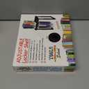 Adjustable Locker Shelf Strong ABS Plastic - Width Adjusts from 8"-12.5" & Height Adjusts from 10"-14" - Patented Design - Beware of imatations - (Blue)