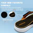 WateLves Girls Flip Flops Non-Slip Casual Thong Sandals Summer Sandal Shoes for Beach Swim Pool (Little Kid/Big Kid) (Black)