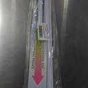 2 Pack Spring Tension Curtain Rod 32.5 to 58 inch Adjustable Curtain Rods No Drilling Spring Loaded Curtain Rods for Windows Doors, White