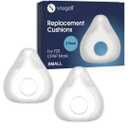 Snugell Replacement Cushion for CPAP Masks, 2-Pack - Compatible with ResMed AirFit F20 - Soft & Secure Seal - Reduces Pressure Points & Minimizes Mask Leaks - Small