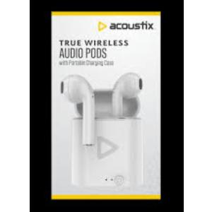 AcoustiX True Wireless Audiobuds With Portable Charging Case