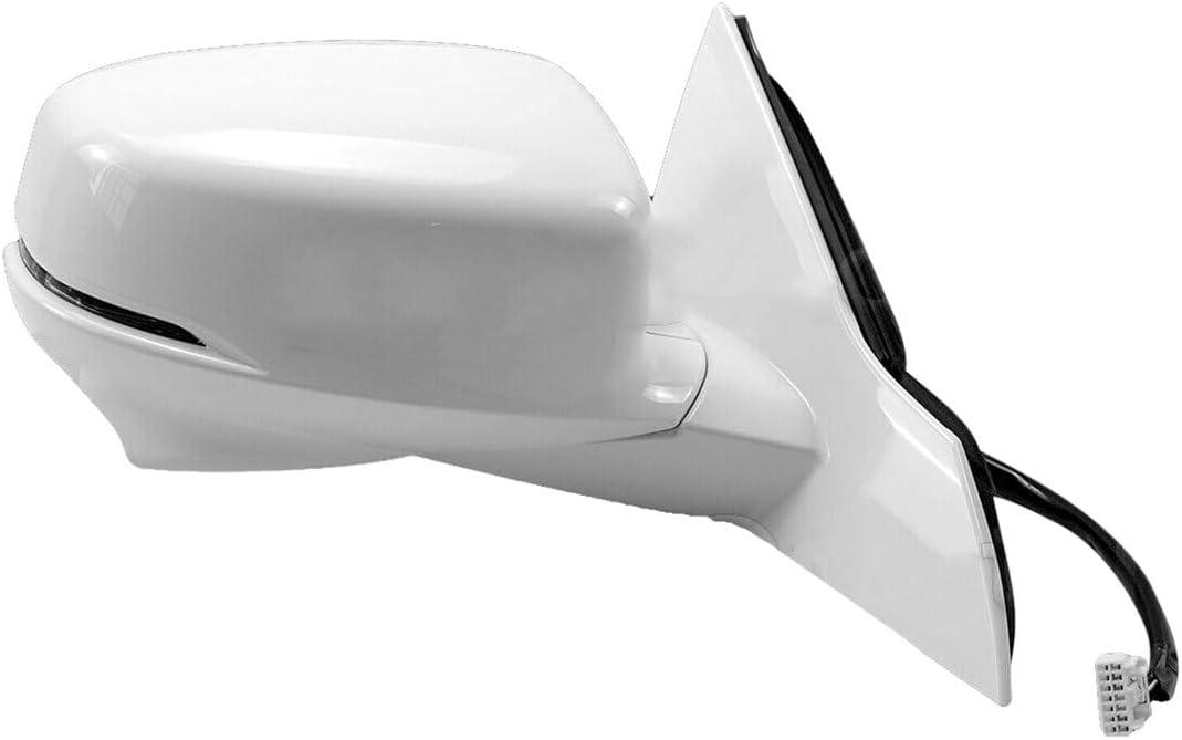 Right Passenger Side Mirror Fits for 2013-2017 Honda Accord w/Power Glass Heated Turn Signals and Camera Match White Replace 76200-T2G-A61ZH (12Pins) Right Passenger Side Mirror Fits for 2013-2017 Honda Accord w/Power Glass Heated Turn Signals and Camera Match White Replace 76200-T2G-A61ZH (12Pins)