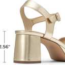 DREAM PAIRS Women's Platform Heels Block Chunky Open Toe Ankle Strap Heel Fashion Wedding Party Dress Sandals Shoes, Size 9