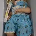 JIZHI Lifelike Reborn Baby Dolls - 18 Inch Realistic-Newborn Baby Dolls Blond Girl Handmade Real Life Baby Dolls with Clothes for Kids Age 3+