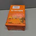 2 x Artscope Halloween Decorative Throw Pillow Covers 18x18 Inch Set of 4, Ghost Trick or Treat Pumpkin Sweet But Spooky Outdoor Farmhouse Pillow Cases for Home Sofa Couch-Orange