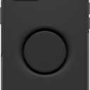 OtterBox iPhone 15 Plus and iPhone 14 Plus Otter + Pop Symmetry Series Case - Black, Integrated PopSockets PopGrip, Slim, Pocket-Friendly, Raised Edges Protect Camera & Screen