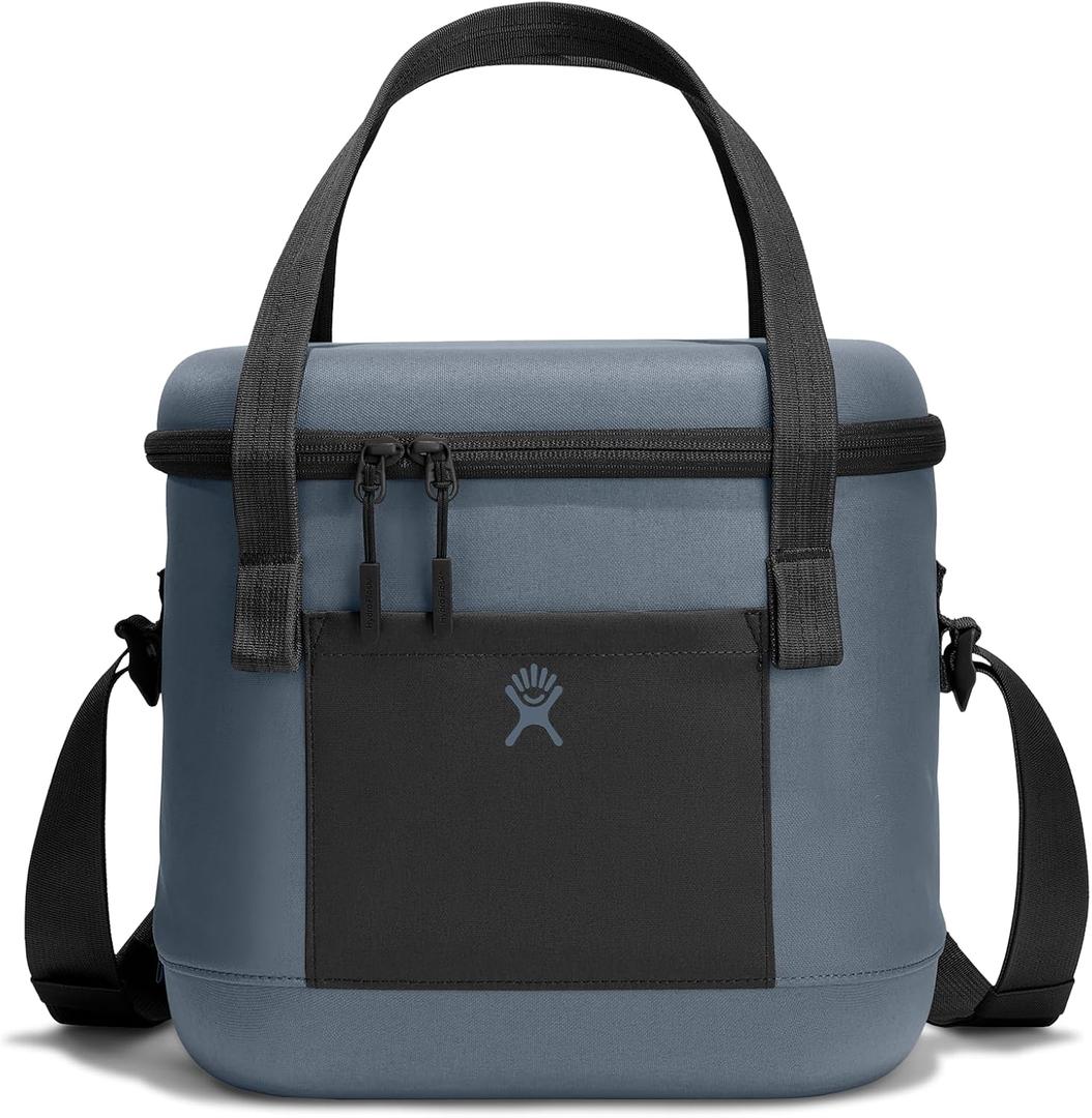 Hydro Flask Cooler Bag - Insulated Portable Soft Cooler - 12 L Capacity in Koala and Black