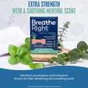 Breathe Right Extra Strength, Nasal Strips, Menthol Scent, Drug Free Nasal Congestion Relief for Better Breathing, Help Relieve Snoring, 26ct