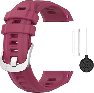 Band for Garmin Instinct 2S, Soft Silicone 4 Pack