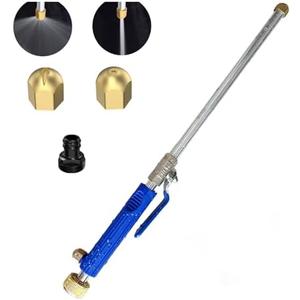 Garden Hose Nozzle Jet Nozzle Power Washer Wand Water Hose Sprayer, Power Washer Hose Attachment for Watering Plants, Car Washing,\.