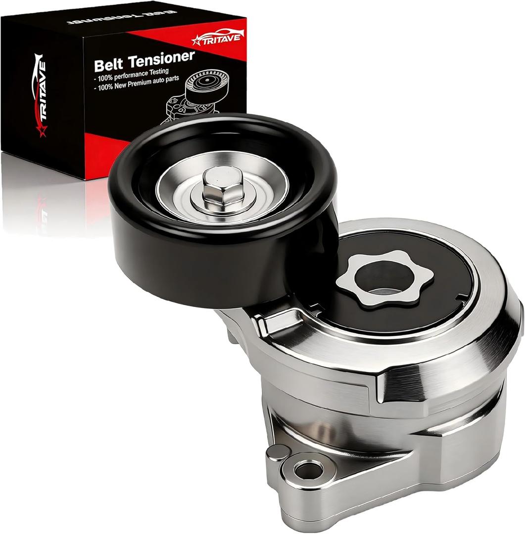 Belt Tensioner Assembly with Pulley Compatible with Honda Accord 2008-2012, Crosstour 2012-2015 Compatible with Acura TSX 2009-2014, 2.4L, OE# 31170R40A01, 31170RLFJ01