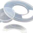 1 Piece of Plastic Cover, Compatible for KitchenAid Inclined Head Stand Mixer 4.5-5qt Stainless Steel Bowl Cover