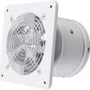 12 Inch Kitchen Exhaust Fan with Switch, Powerful Kitchen Exhaust Fan with Damper, Potable Window Exhaust Fans, 988CFM Wall Mount Household Ventilation Fans, for Bathroom Shop Smoking Room Garage