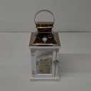 Best 25th Anniversary Wedding Gifts for Couple, Wife, Husband, Parent, 25th Wedding Anniversary Lantern, Silver 25 Years of Marriage for Wife, Her, Him