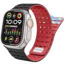 Magnetic Watch Sport Band - Compatible with Apple Watch Band 49mm 45mm 44mm 42mm Bands for Women Men, Sport Magnetic Silicone Strap for iWatch SE SE2& Series 9/ 8/ 7/ 6/ 5/ 4 Ultra 2/ Ultra
