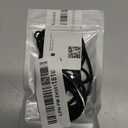 Earplug Lanyard [2 pcs] with Magnetic Tug-Resistant Safety Cord, Flexible Silicone Lanyard with Most Earplugs with Removable Tips Compatible (Black)