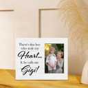 JioJio Chan Gigi Gifts Picture Frame for Grandma - 4 x 6 Inch Photo - Grandma Gift Picture Frame for Grandmother Mothers Day Birthday Christmas (gray)