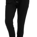 Walifrey Womens Joggers with Pockets, Drawstring Sweatpants Women for Lounging Jogging Workout and Gym (X-Large, Black)