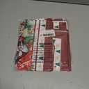 XCHI Love Heart Santa Claus Christmas Tablecloth Rectangle Winter Table Cloth Washable Table Covers for Indoor Dining Home Party Xmas Decorations 60x120 Inch