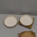 Pasta Bowls Set of 4,30oz Salad Plates,Ceramic Serving Bowls for Soup,7.5 Inch Ceramic Salad Bowl for Kitchen and Dining, Microwave,Oven and Dishwasher Safe,Vanilla Grey