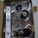 Storefront Door Lock Alsecure Commerical Mortise Lock, Swing Deadbolt & Solid Brass Cylinder Combo with Key & Thumbturn Keyed Alike for Aluminum/Zinc Alloy Shop Doors, 1.1/8" Backset,Black (1.1/8 inch BACKSET,DEADBOLT, Black-Ordinary Mortise)