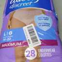 Always Discreet, Incontinence & Postpartum Underwear for Women, Maximum, Large, 28 Count
