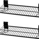 Slatwall Shelves, Slatwall Accessories, Slat Wall Wire Shelf, Heavy Duty Gargage Storage Slatwall Shelf(2 Pack) (24-Inch Width)
