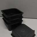 Bed Risers Heavy Duty, Oversized Furniture Risers, Support Up to 6000 Lbs, Lift 3 inch for Couch, Sofa, Table,Chair (Black 4 Pack, 3 inch)