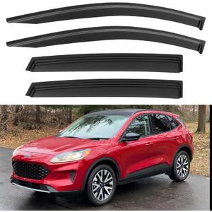 Window Visors Rain Guards for 2020-2026 Ford Escape, Out-Channel Window Vent Wind Deflectors Visors Shades for 20-26 Escape(Not for Active)