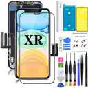 Amazon.com: for iPhone XR Screen Replacement,LCD Display Touch Screen Assembly,Compatible with iPhone XR Screen Replacement 6.1 inch (Model A1984, A2105, A2106, A2108) with Screen Protector and Repair Tools : Cell Phones & Accessories