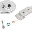 F4TZ-6753-A /6751-B Durable Dipstick Adapter Repair Kit for Ford 7.3L - Fits Powerstroke 1994-2003 F250 F350 F450 F550, E250/E350 Vans & Excursion (Silver)