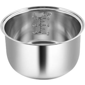 Stainless Steel Inner Pot Compatible with Zojirushi Rice Cooker NS-TSC10, 5.5-Cup (Uncooked), Dishwasher Safe