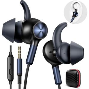 APETOO Wired Ear Buds Sport in-Ear Headphones w/Anti Fall/Hurt Wingtips, Mute Mic, Pure Stereo Bass, Noise Isolating Aux 3.5mm Earbuds for Running/iPhone/Samsung/Android/Laptop/PC/School/Small Ear APETOO Wired Ear Buds Sport in-Ear Headphones w/Anti Fall/Hurt Wingtips, Mute Mic, Pure Stereo Bass, Noise Isolating Aux 3.5mm Earbuds for Running/iPhone/Samsung/Android/Laptop/PC/School/Small Ear