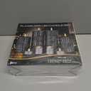 Flameless Candles with Remote, Battery Operated Flickering Flameless Candles, Pack of 8 Black LED Candles with Timer, 4 Pillars Candles and 4 Votives Candles Set for Wedding, Holiday, Party