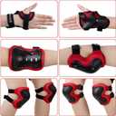 BOSONER Kids Knee Pad Elbow Pads Guards Protective Gear Set for Roller Skates Cycling BMX Bike Skateboard Inline Skatings Scooter Riding Sports (Small (3-8 years))