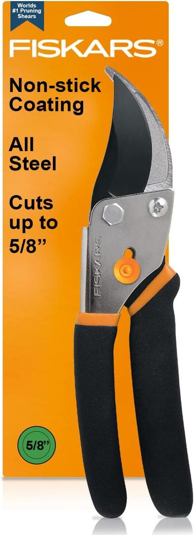 Fiskars 91095935J Steel Bypass Pruning Shears